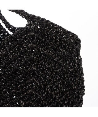 UNBILLION カシュカシュ cachecache / メタリック糸手編みポシェット ブラック