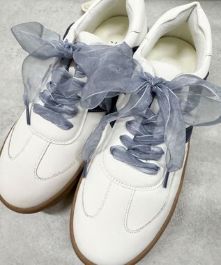 WEGO オーガンジーシューレース グレー