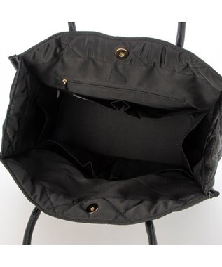 UNBILLION 【テレビ ドラマ着用アイテム】カシュカシュ cachecache / キルティングスクエアトートバッグM ブラック