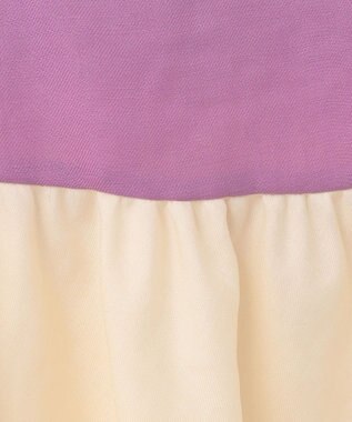 GRACE CONTINENTAL リネンタッチ配色ワンピース ネイビー