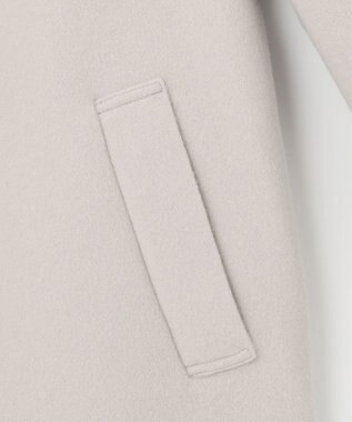 J.PRESS LADIES ショートビーバー スタンドカラー コート ベージュ系