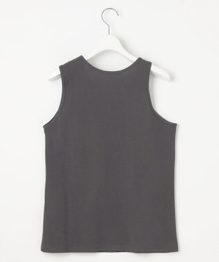 23区 L 【SLOW/一部店舗限定】ライトツイストコットン レイヤード タンクトップ グレー系