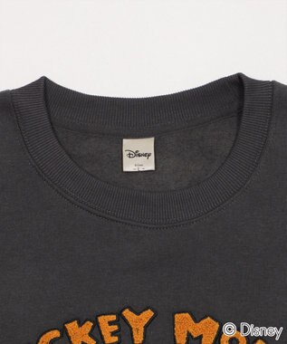 WEGO MICKEYサガラ刺繍スウェット スミクロ