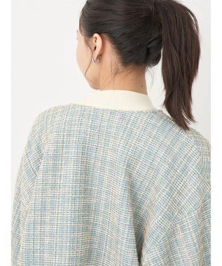 earth music&ecology ツイードジャケット Blue