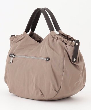 Y'SACCS 【Y’SACCS vous et】サイドギャザー2WAYトート Mサイズ ベージュ