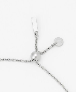 自由区 【カタログ掲載】インフィニティスカーフリング ネックレス マットシルバー