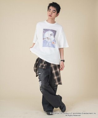 WEGO 【新柄追加/E.T/ユニセックス着用ITEM/SMLサイズ展開】E．T．グラフィックT（S） 柄1