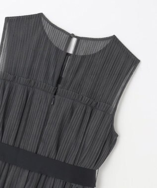 GRACE CONTINENTAL プリーツロングドレス グレー