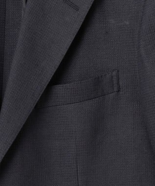 J.PRESS MEN 【WEB・一部店舗限定】リネンコットンワッフル ジャケット ネイビー系