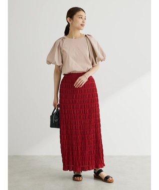 Green Parks ・ＳＵＧＡＲ　ＳＰＯＯＮ　バルーンスリーブＴシャツ Pink Beige