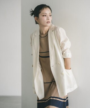 YECCA VECCA シアーテーラードジャケット