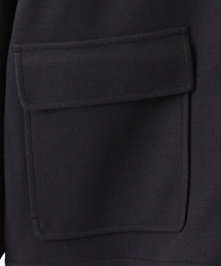 WEGO 【ユニセックス着用ITEM】メルトンショートZIPブルゾン ブラック