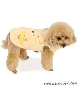 PET PARADISE ディズニー くまのプーさん もこもこベスト 小型犬 シャーベット