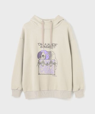 GRACE CONTINENTAL アニバーサリーフーディ ベージュ