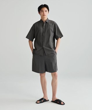 NAVE 【ReNAVE　撥水機能・UVカット・透湿・接触冷感・洗える】ナイロンタスランショートパンツ グレー系