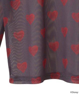 earth music&ecology ふしぎの国のアリス／プリントシアーインナー Charcoal Gray