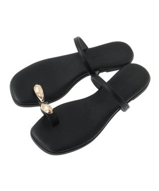 AMERICAN HOLIC リングトングサンダル Black