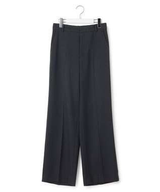 23区 S 【セットアップ対応/洗える】ウールライクカルゼ ワイド パンツ ネイビー系