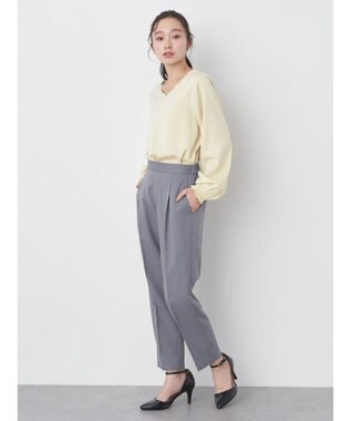 earth music&ecology スカラップブラウス Light Yellow