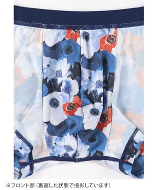 WACOAL MEN ボクサーパンツ 【ハナコトバパンツ】 フロント快適設計 肌あたり軽減設計 誕生日 記念日 前閉じ 下着 メンズ GT3221 /ブロス バイ ワコールメン ブルー