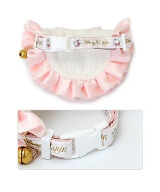 PET PARADISE ディズニー マリー 猫首輪  スタイ 小/中 ホワイト