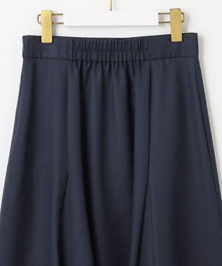 ANY SIS 【速乾・接触冷感】スムージーポリエステル フレアスカート ネイビー