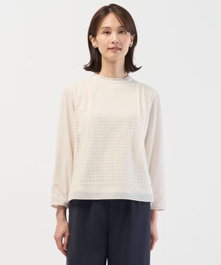 レースコンビ カットソー