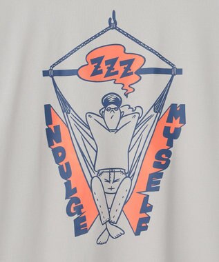 SHARE PARK MENS 【UNISEX】UVカット アートコラボロングTシャツ〈Hammock〉（L・XLサイズ） グレー