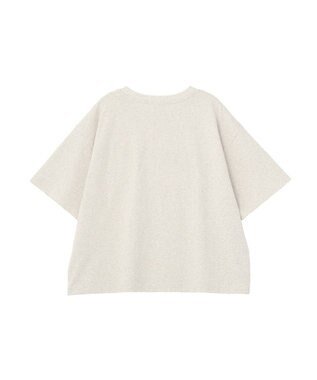Green Parks さがら刺繍Ｔシャツ Oatmeal