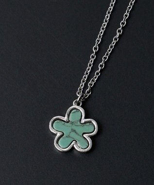 WEGO M変型ストーンネックレス グリーン