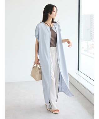 CRAFT STANDARD BOUTIQUE 前後2WAYスクエアデザインタンクトップ Charcoal Gray