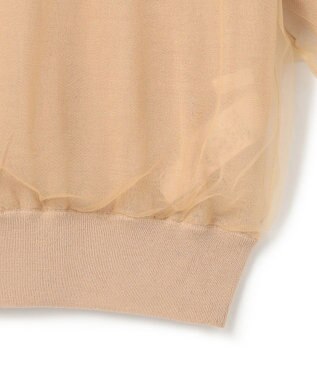 23区 【GOLD LABEL】チュールニット キャメル系