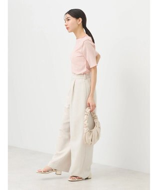 earth music&ecology ギンガムメロープルオーバー Pink