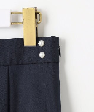 ANY SIS 【速乾・接触冷感】スムージーポリエステル フレアスカート ネイビー