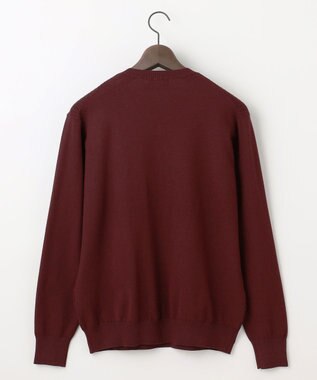 JOSEPH ABBOUD 【キングサイズ・洗える/チクチクしない/3シーズン対応】SNOWY Vネック  ニット ワイン系