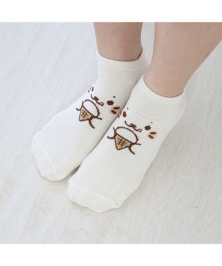 Mother garden しろたん スニーカー丈ソックス 3足セット 21~24cm 《顔ぼんアイス/お友達カラフル/お友達フェイス》 顔ぼんアイス/お友達カラフル/お友達フェイス