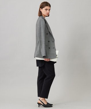 ICB ウール2WAYストレッチ ダブルブレストジャケット 無地柄系