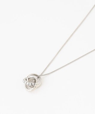 ANY SIS トリプルリング ネックレス シルバー