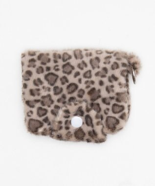 WEGO レオパードマルチポーチ ブラウン