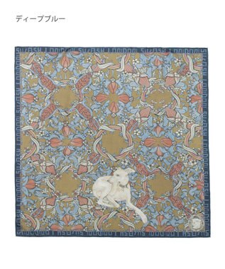SWASH LONDON 大判シルクツイルスカーフ Tapestry 68×68cm 日本