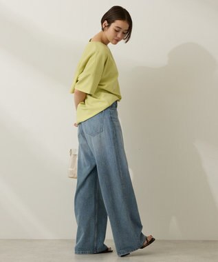 AMERICAN HOLIC バックフリル半袖プルオーバー Pistachio