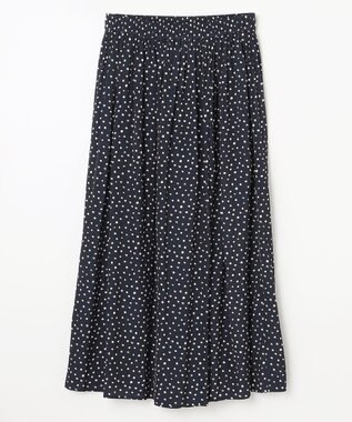 ANY 【ウエストゴム】ラップギャザースカーチョ ドット