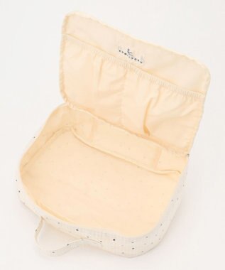 組曲 KIDS gingham K heart トラベルバッグM ベージュ系5