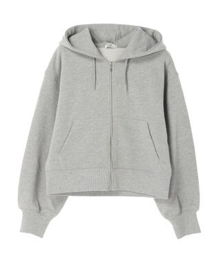 earth music&ecology 裏毛ＺＩＰパーカー Gray Mixture
