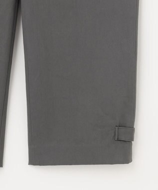 J.PRESS LADIES 【洗える】サテンストレッチプレミアムピーチ ベイカー パンツ グレー系