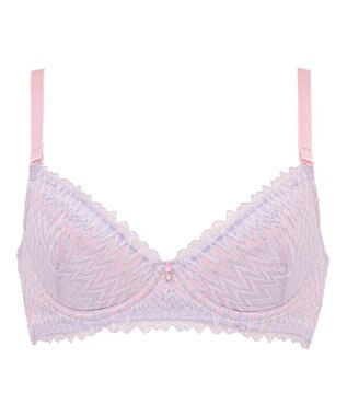 BRADELIS New York 【BRADELIS New York】ウェンディステップ１ブラ23S1 ふんわり包んで土台を作る育乳補整ブラ 補正下着 アイスラベンダー