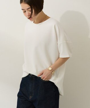 AMERICAN HOLIC バックフリル半袖プルオーバー Off White