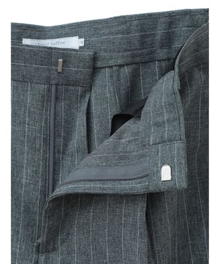 Green Parks きれいシルエットパンツ（ワイドストレート／柄） Stripe