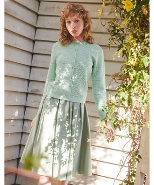 TOCCA 【大人百花掲載】【洗える】CRISP LETTUCE スカート グリーン系