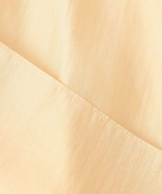 UNFILO シアーギャザーブラウス ライトイエロー